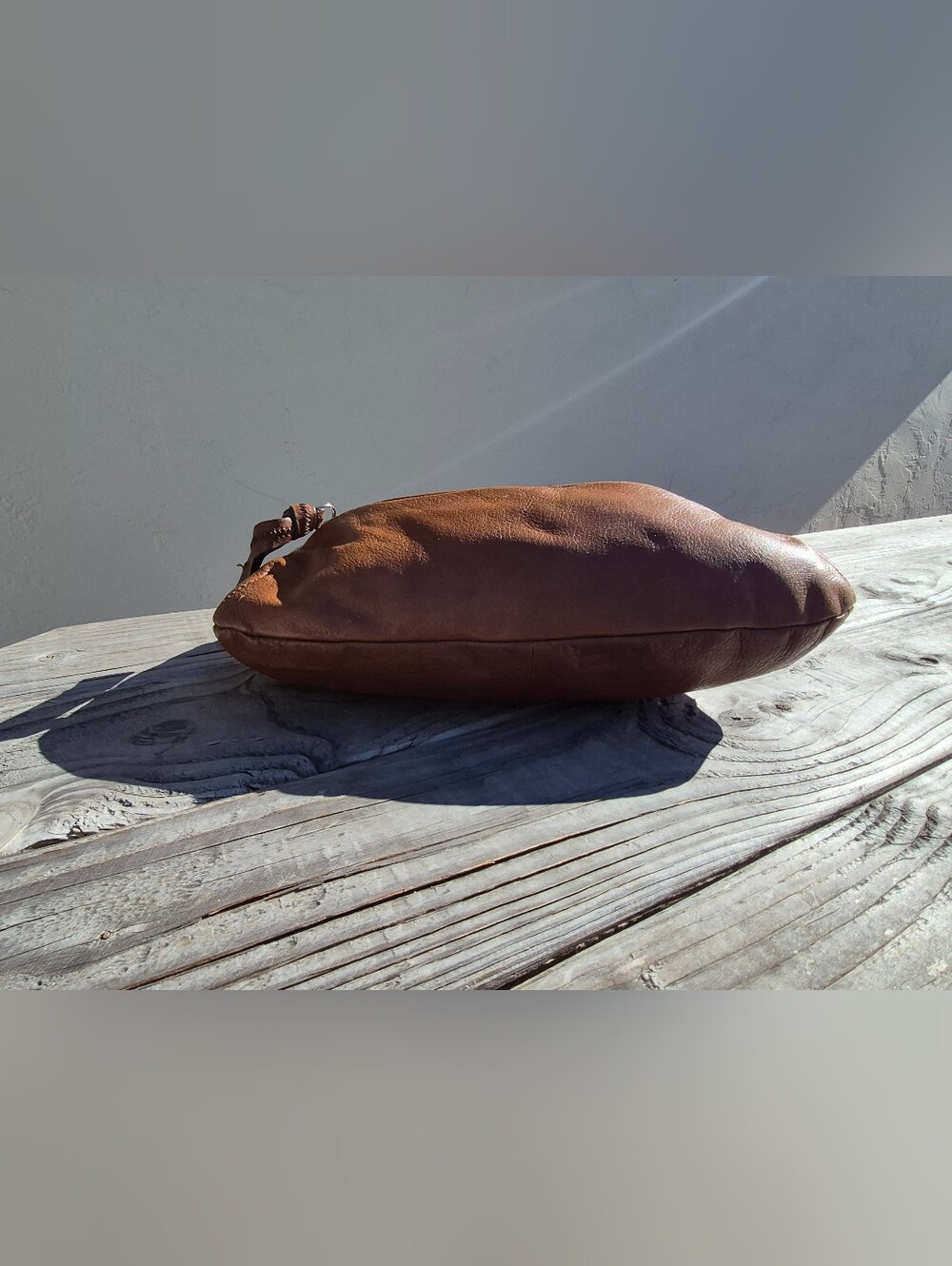 B. Makowsky Vintage Leather Belted Hobo Bag - Picture 15 of 15